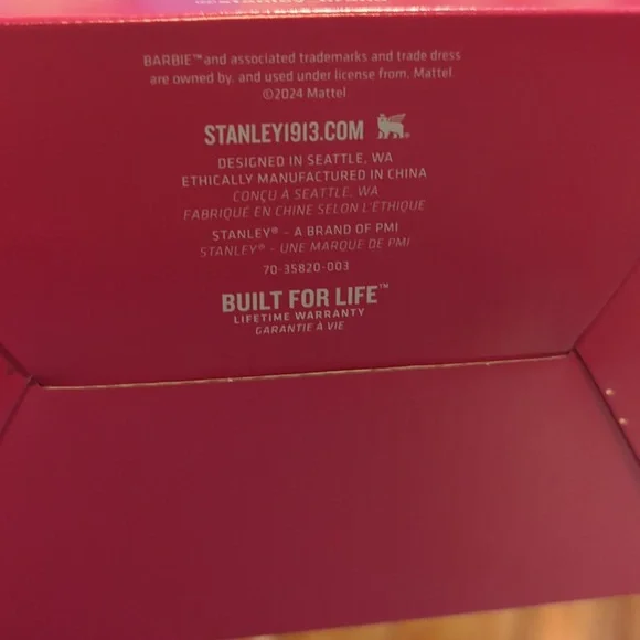 New in box Stanley 40oz Barbie Collection - Picture 7 of 7